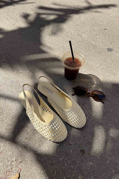 Bailarinas trenzadas amarillo