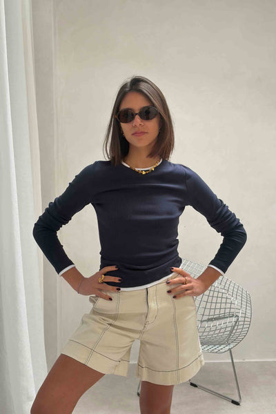 Camiseta efecto doble