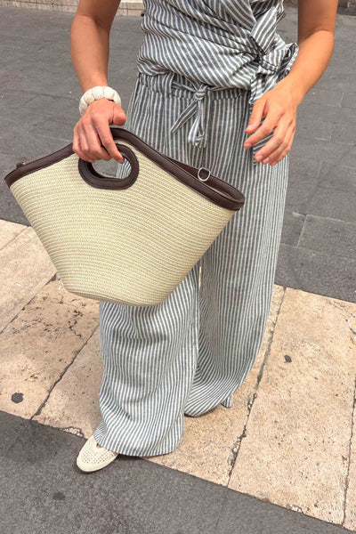 Pantalón rayas azul