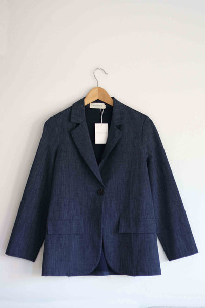 Blazer efecto denim