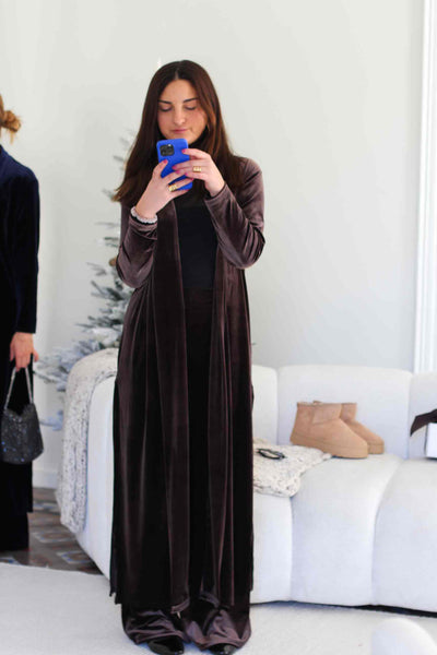 Chaqueta terciopelo marrón