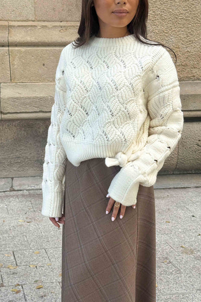 Jersey calado blanco