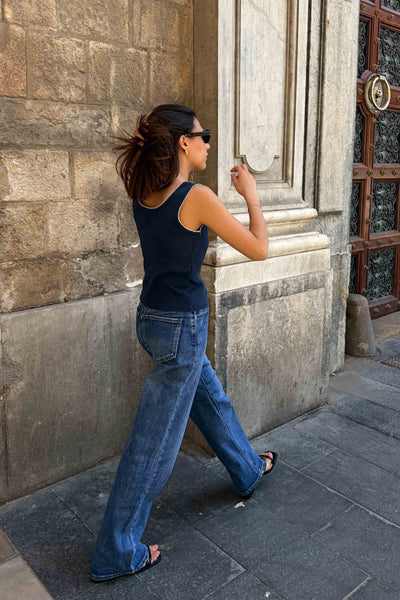 Jeans wide leg