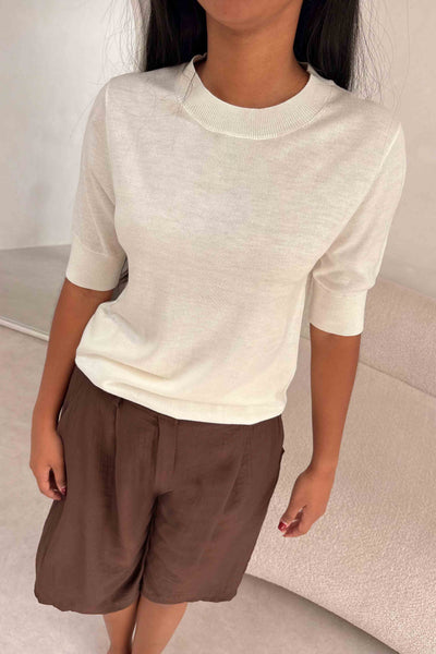 Jersey fino crema