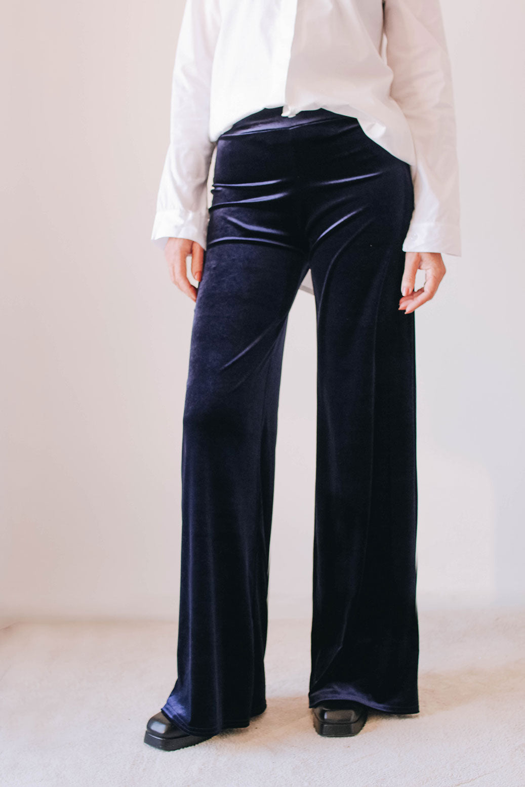 Outfit Pantalon Pantalon Terciopelo Ancho Pantalon Terciopelo