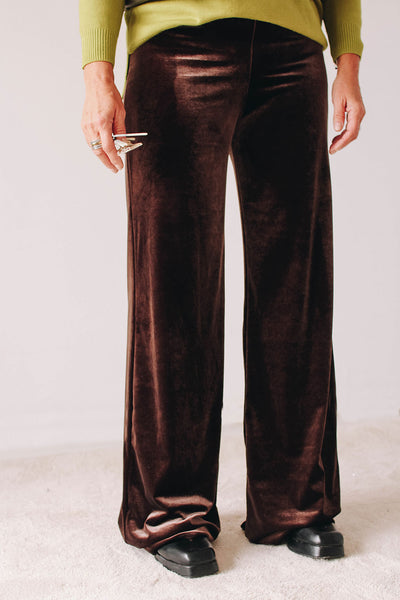 Pantalón terciopelo marrón